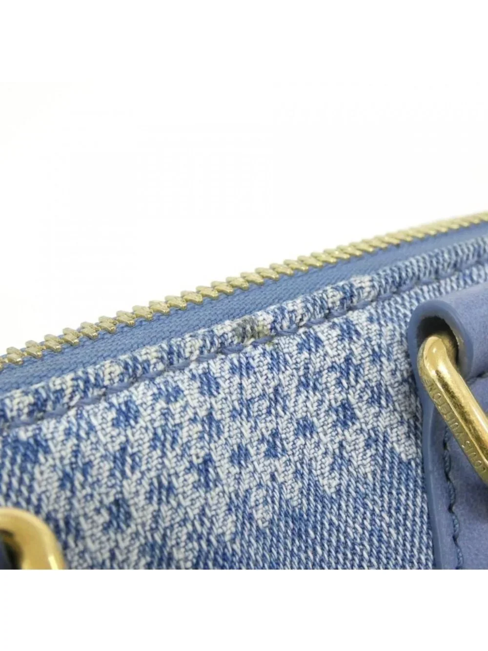 Louis Vuitton Damier Denim Speedy Bandouliere 18